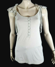 ? Cop Copine Taille 36  ? haut long tee shirt tunique Gris clair  Lemon