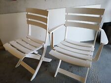 Ensemble de 4 chaises de jardin et 2 fauteuils