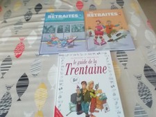 Lot de 3 livres BD les retraités  er le guide de la trentaine vents d'ouest