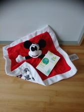 Doudou plat Minnie rouge blanc 28 oh yeah fleur neuf Disney store 
