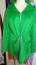 BEAUMONT manteau veste demi saison vert vif 38