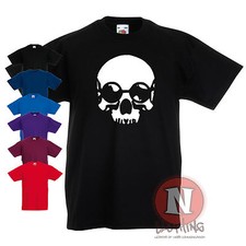 Crâne Avec Lunettes Enfants T-Shirt 3-13 Ans Design Cool