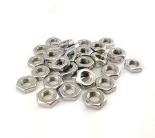 Ecrou Hexagonal Bas Hm Acier Inox DIN 439 M2 M2.5 M3 M4 M5 M6 M8 M10 M12 - M24