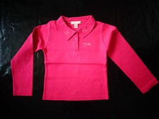 7 ans - tee-shirt / polo avec col - fuchsia - ORCHESTRA - TRES BON ETAT - fille