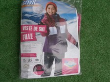 Veste Ski Fille 6/8 ans CRIVIT sports 122/128 cm Belles Couleurs Vives NEUVE ...