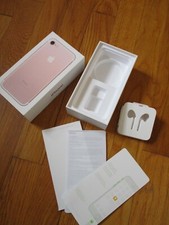 Apple iPhone 7 Empty retail BOX ONLY no phone 32 gb rose gold No Accessories
