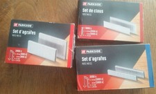 PARKSIDE® Set d'Agrafes et clous, pour AGRAFEUSE CLOUEUSE PNEUMATIQUE AU CHOIX
