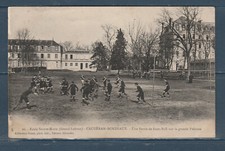 cey CPA  Caudéran-Bordeaux partie de la foot-ball  la grande pelouse   dept 33