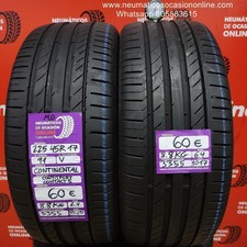 2X 225 45 R17 91V MO 6.4/6.4mm Continental Conti Sport Contact 5 Ref.3355