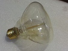   40 watt R95 Filament Light Bulb Edison Chandelier Retro-Antique Swirl US SHIP