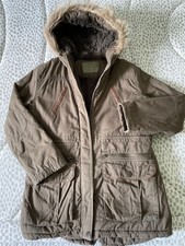 Manteau fille kaki doublé fourrure avec capuche 12 ans-152 cm  BILODE