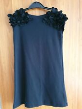 ? Zara Fille Noir Robe de Soirée à motif fleuri 9/10 ANS (140 cm) * NEUF *