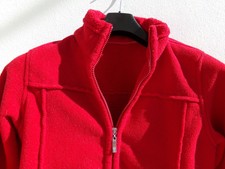 VESTE POLAIRE  épaisse ROUGE - 14 A / BE - Fille 