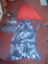  lot de 3 robes été femme  taille 42 occasion  bon état