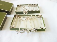 CHRISTOFLE 12 PORTE-COUTEAUX SUPPORT BOITES NEUFS KNIFE HOLDER ART DE LA TABLE 