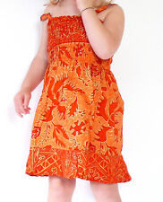 Robe Fille 4 - 5 ans Enfant Ethnique Batik Vêtement / orange