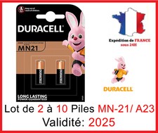 Piles DURACELL MN-21 Alcaline 12V - 23A, A23,E23A, GP-23A