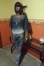 SUPERBE PANTALON HIGH USE BY CLAIRE CAMPBELL TAILLE FRANÇAISE 36 COMME NEUF