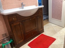 meuble de salle de bain bois avec vasque