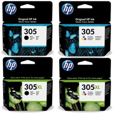 HP 305 / 305XL Noir & Tricolor Cartouche d'encre  - faites votre choix -