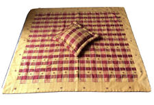 Courtepointe, Jeté De Lit Ou Canapé Avec Coussin Assorti Léa D’Aubray