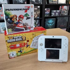 CONSOLE NINTENDO 2DS BLANC ROUGE NEW SUPER MARIO BROS 2 + MARIO KART 7