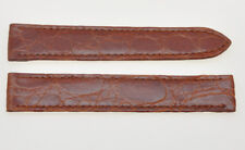 cinturino vero coccodrillo 16mm, per fibbia deployante, new