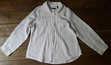 Chemisier Blanc Manches Longues IKKS 5 ans  Excellent état