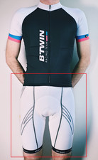 Cuissard Decathlon Triban blanc - White bib short