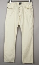 Armani Jeans Hommes Y81FQ Droit Extensible Pantalon Chino Taille W33 L34