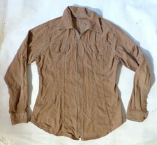 Store Jeans chemise surchemise vintage zippée en velours côtelé douce neuve M