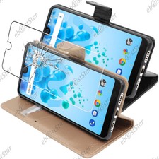 ebestStar VERRE Trempé Housse Portefeuille Wiko View 2/Max/Pro/Lite/GO/Prime/Wim