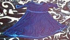 robe bleue panne de velours taille 12 ans kiabi ..