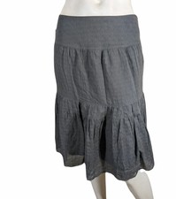 ? Caroll Taille 36  ? Superbe jupe doublée marron femme en coton 