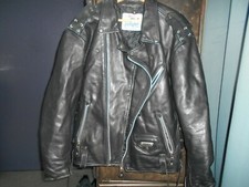 Rarissime et superbe blouson cuir Segura type Perfecto cuir noir t 52 / 3 200€ a