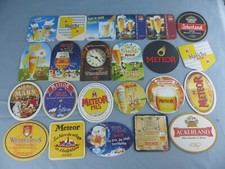 Lot de 24 SOUS BOCK différents METEOR bière beer mats bierviltje Bierdeckel E45