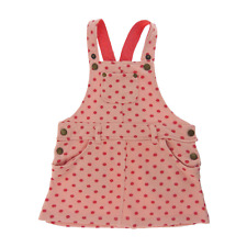 Vertbaudet robe salopette  rose à pois taille 1 an 
