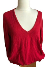 Cashmere silk company - Pull cashmere et soie rouge Taille 3 (40/42)