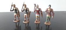 Cbg ancien       4 figurines   moyen âge               état d' origine