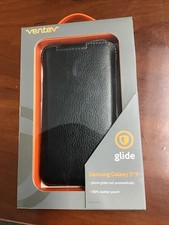 Ventev Leather Glide Case for Samsung Galaxy S5 - Black