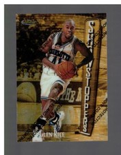 1997-98 FINEST GLEN RICE #317 GOLD RARE W/PROTECTIVE COATING