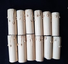 12 CACHE DOUILLE  FAUSSE BOUGIES POUR LUSTRES OU LAMPES ANCIENS