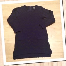 +++ superbe robe en laine marine pailletée   - fille - 4 ans - TBE !!! +++