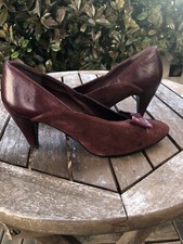 Escarpins Vintage Charles Labelle T38,5 39 Bordeaux