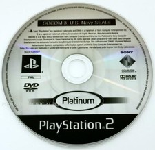 jeu SOCOM 3 US NAVY SEALS Platinum pour playstation 2 PS2 loose francais guerre