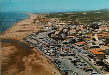 CPSM Saint-Pierre-sur-Mer station balnéaire & la plage vue aérienne dept-11 