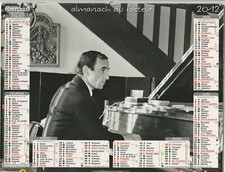Calendriers 2012  Almanachs  Facteurs " Charles Aznavour" NEUF