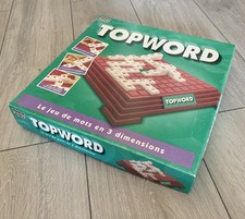 ✨Rare jeu de société ancien  Parker : TOPWORD - vintage mots lettres 3D✨