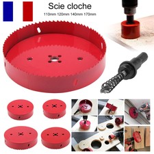 Scie-Cloche Scies Circulaire Boîtes Forage Ensemble 110-170mm Bi-Metal HSS