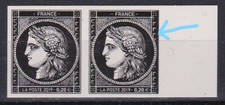 France 2019 170 Ans Timbres 20c Ceres Variete Double Impression du cadre MNH**